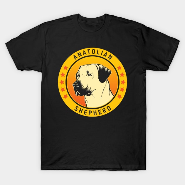 Anatolian Shepherd Dog Portrait T-Shirt by millersye